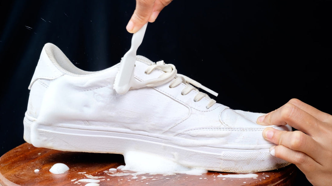 Cleaning White Shoes With Toothpaste
