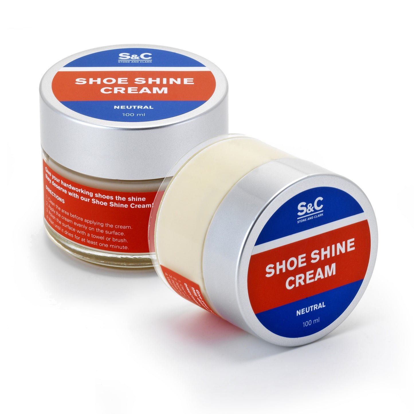 Neutral Cream Shoe Polish, 3.38oz.