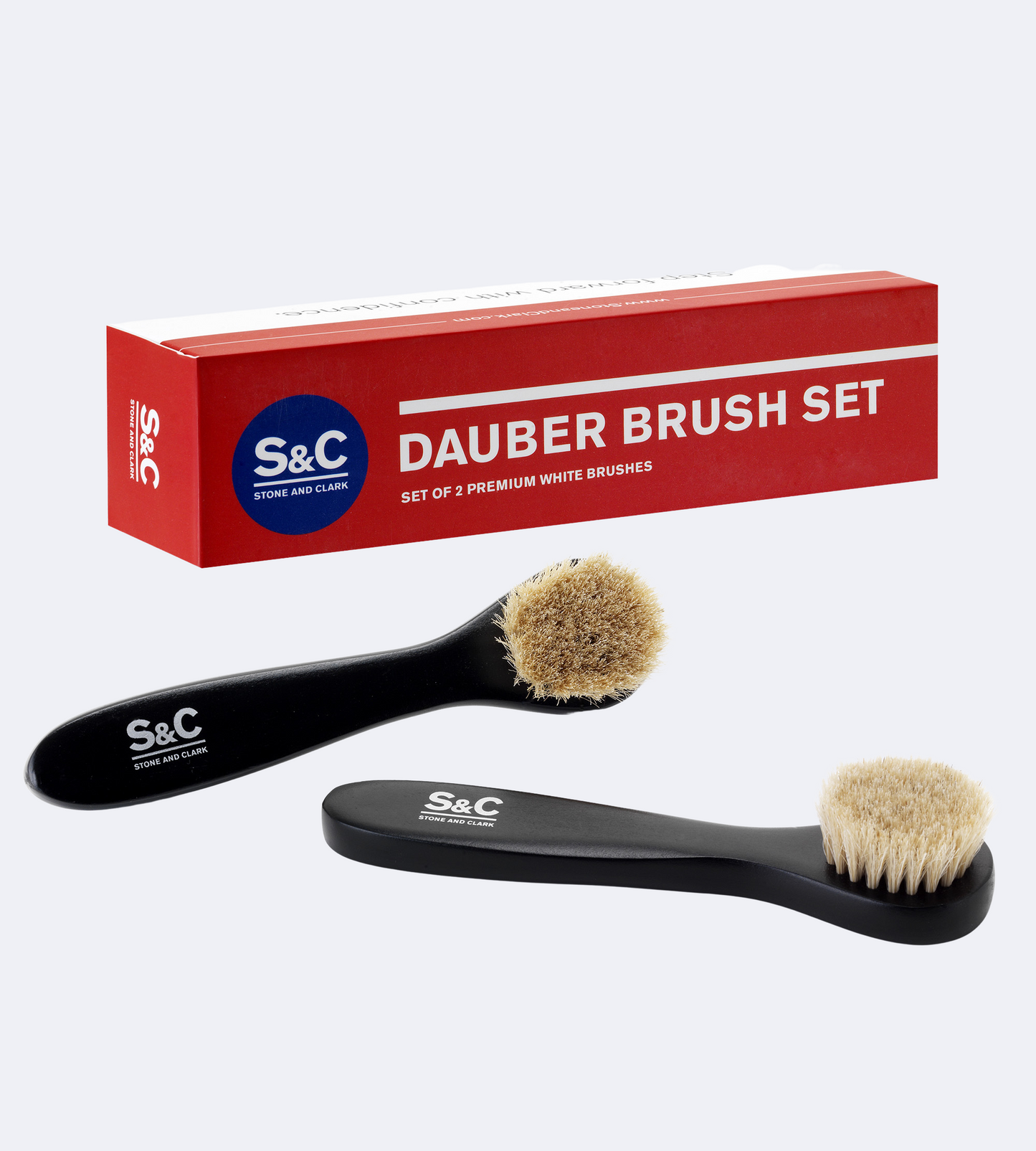 Deluxe Horse Hair Shoe Brush Set