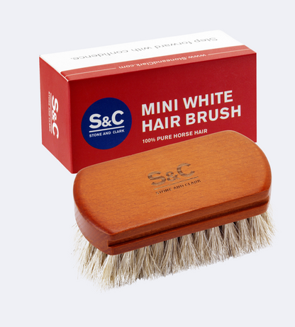 Portable Mini Horsehair Shoe Brush