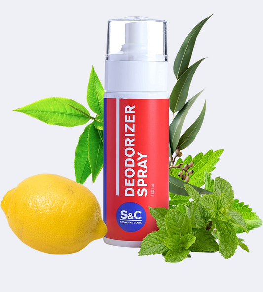Natural Shoe & Foot Deodorizer Spray - Eucalyptus Mint, 5.29 Oz.