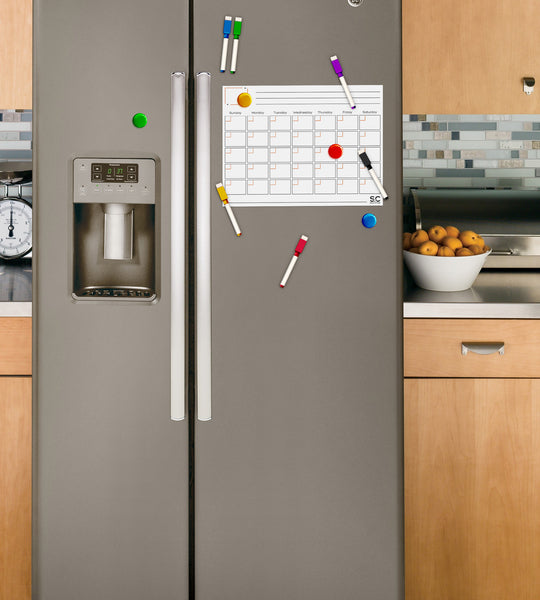 Stone and Clark Magnetic Dry Erase Calendar and Weekly Planner