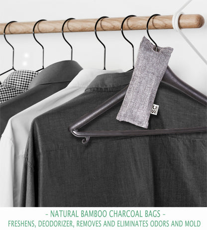 6-Set Bamboo Charcoal Odor Neutralizer Bag for Shoes by Stone & Clark