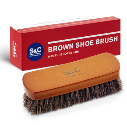 Horsehair Shoe Brushes Horsehair Buffing Brush Deluxe Horse Hair