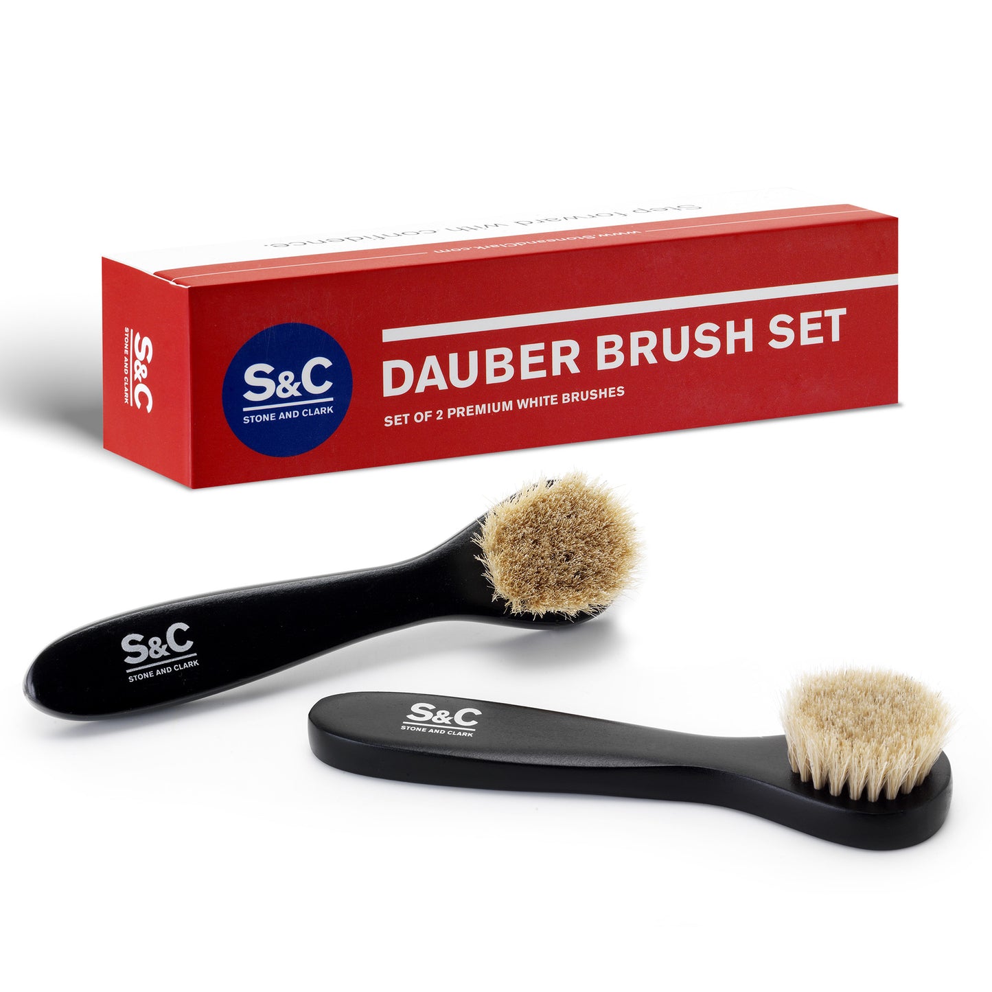 Deluxe Horse Hair Shoe Brush Set