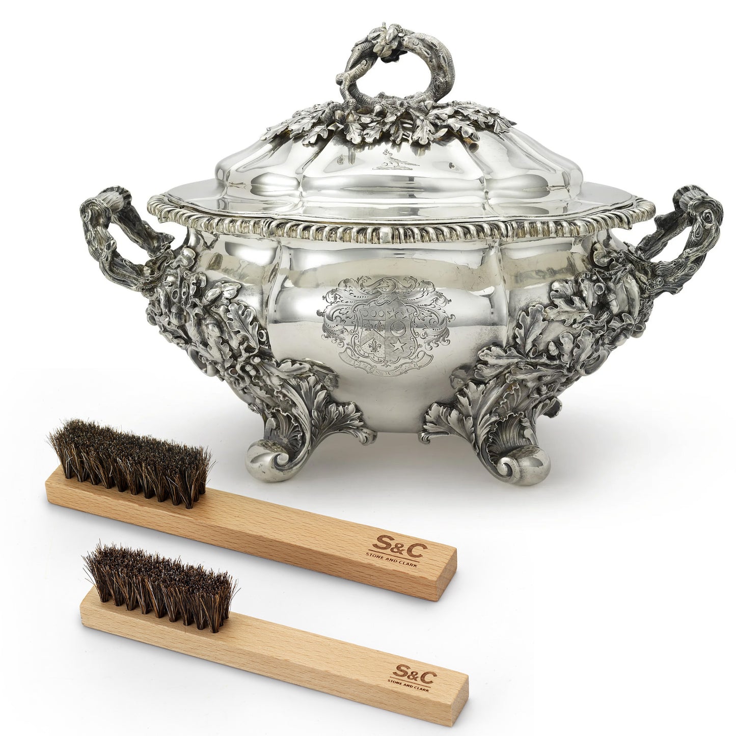 Durable Horsehair Jewelry & Detail Cleaning Brushes