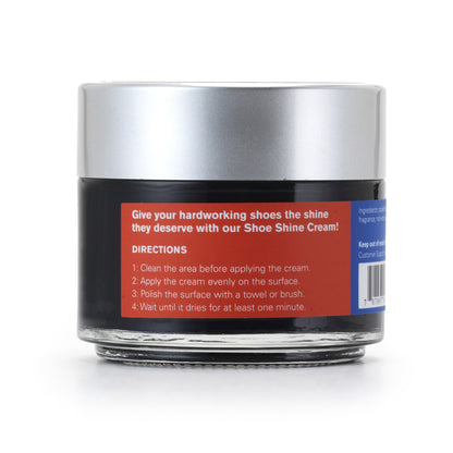 Black Cream Shoe Polish, 3.38 oz.
