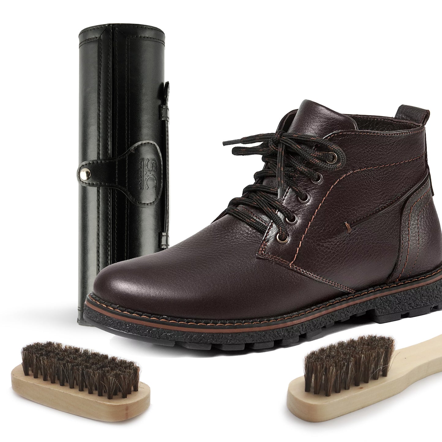 12PC Leather Shoe Shine & Care Kit for Men & Women
