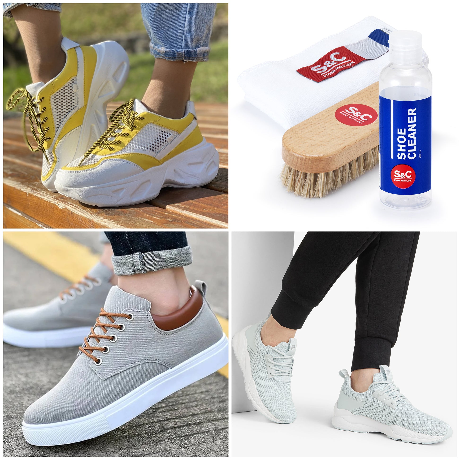 Shoe Cleaner Foam Shoe Cleaner Spray With Brush 100ml Shoe Cleaner