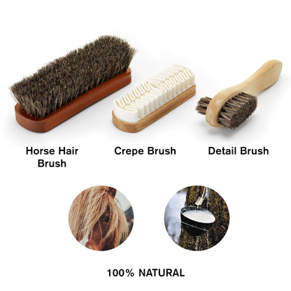 Versatile Shoe Care Brush Kit