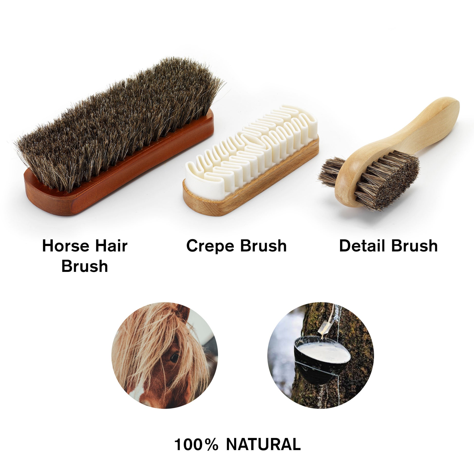 The Shoe Care Shop Luxury set shoe care brushes