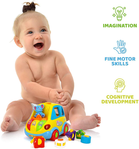 Car Shape Sorter with Music and Lights
