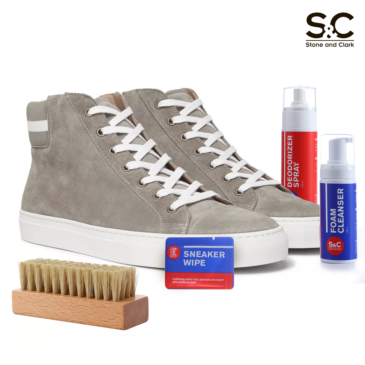 Premium Sneaker Care Kit: Cleaner & Protector