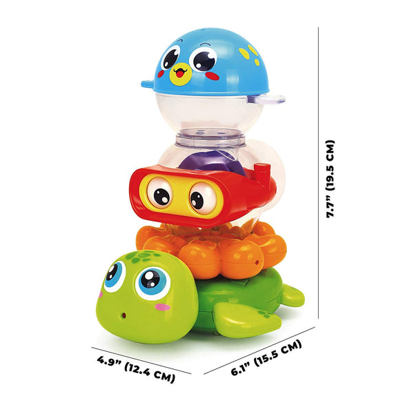 Stack 'n Squirt Baby Bath Toy for For Toddlers 9+ Months